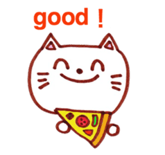the cat get lost what do eat. sticker #7815947