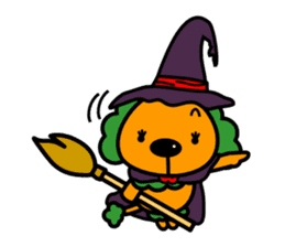 Halloween costume party sticker #7816498