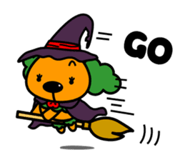 Halloween costume party sticker #7816499