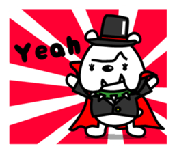 Halloween costume party sticker #7816500