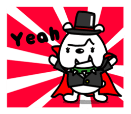 Halloween costume party sticker #7816500