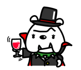 Halloween costume party sticker #7816503