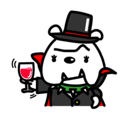 Halloween costume party sticker #7816503