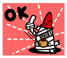 Halloween costume party sticker #7816506