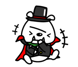 Halloween costume party sticker #7816507