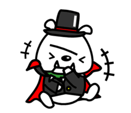 Halloween costume party sticker #7816507