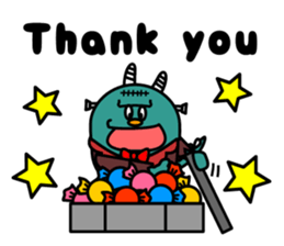 Halloween costume party sticker #7816509