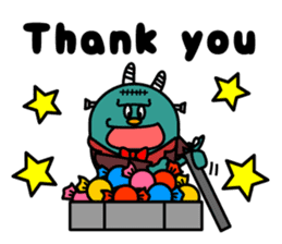 Halloween costume party sticker #7816509