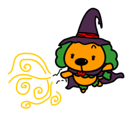 Halloween costume party sticker #7816514