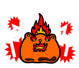 Halloween costume party sticker #7816518