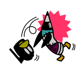 Halloween costume party sticker #7816521