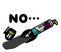 Halloween costume party sticker #7816522