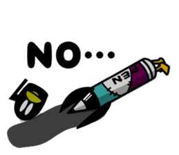 Halloween costume party sticker #7816522