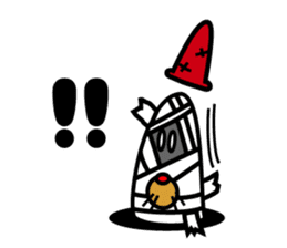 Halloween costume party sticker #7816525