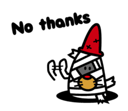 Halloween costume party sticker #7816527