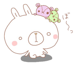 Negative thinking rabbit 2 sticker #7816932