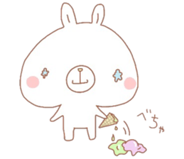 Negative thinking rabbit 2 sticker #7816935