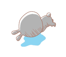 Negative thinking rabbit 2 sticker #7816961