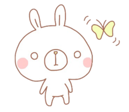 Negative thinking rabbit 2 sticker #7816970