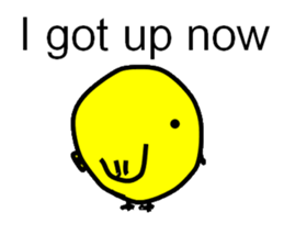 CUTE BABY CHICK sticker #7817453