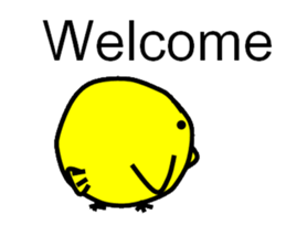 CUTE BABY CHICK sticker #7817462