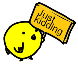 CUTE BABY CHICK sticker #7817480