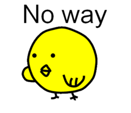 CUTE BABY CHICK sticker #7817482