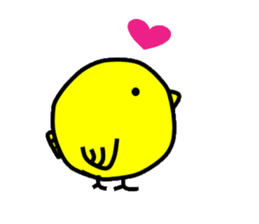 CUTE BABY CHICK sticker #7817491