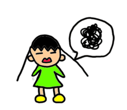 The slow life japanse girls sticker #7817659
