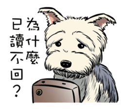 Dodo Yorkie sticker #7818072