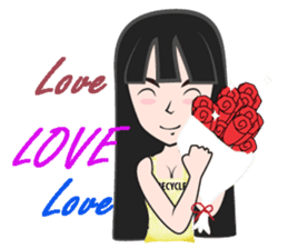 Mei Mei Ing Love earth (English version) sticker #7818144