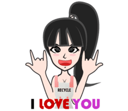 Mei Mei Ing Love earth (English version) sticker #7818171