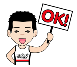 Whisky Triathlon sticker #7818813