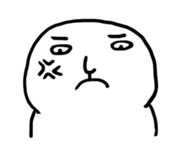 The fat white sticker #7819012