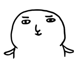 The fat white sticker #7819013