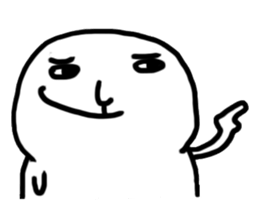 The fat white sticker #7819019