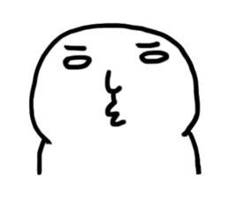 The fat white sticker #7819024