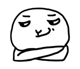 The fat white sticker #7819025