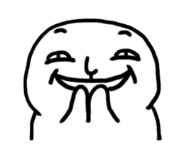 The fat white sticker #7819033