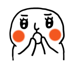 The fat white sticker #7819034