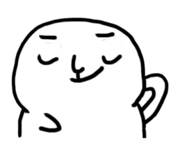 The fat white sticker #7819035