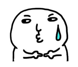 The fat white sticker #7819037