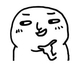 The fat white sticker #7819042