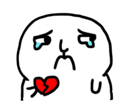 The fat white sticker #7819044