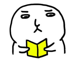 The fat white sticker #7819045