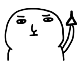 The fat white sticker #7819051