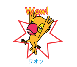Bilingual Parrot sticker #7819296
