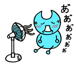 Smiley spaceman sticker #7819616