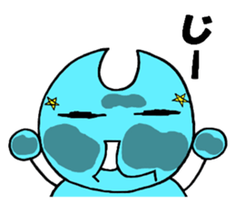 Smiley spaceman sticker #7819645