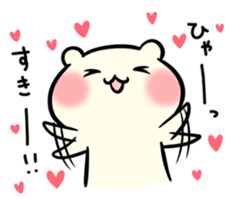 I love you chibikuma sticker #7820020